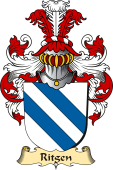 v.23 Coat of Family Arms from Germany for Ritgen