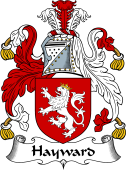English Coat of Arms for the family Hayward or Heyward