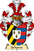 v.23 Coat of Family Arms from Germany for Schurer
