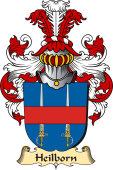 v.23 Coat of Family Arms from Germany for Heilborn