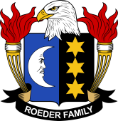Coat of arms used by the Roeder family in the United States of America