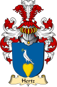 v.23 Coat of Family Arms from Germany for Hertz