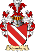 v.23 Coat of Family Arms from Germany for Schomberg