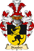 v.23 Coat of Family Arms from Germany for Stauber