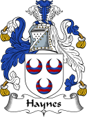 English Coat of Arms for the family Haynes