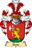 v.23 Coat of Family Arms from Germany for Stoss