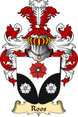 v.23 Coat of Family Arms from Germany for Roos