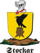 German shield on a mount for Stockar
