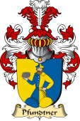 v.23 Coat of Family Arms from Germany for Pfundtner