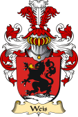 v.23 Coat of Family Arms from Germany for Weis