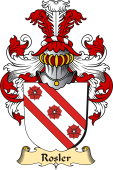 v.23 Coat of Family Arms from Germany for Rosler