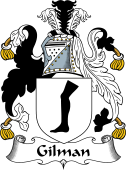 English Coat of Arms for the family Gilman