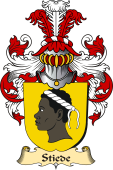 v.23 Coat of Family Arms from Germany for Stiede