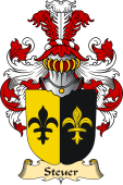 v.23 Coat of Family Arms from Germany for Steuer