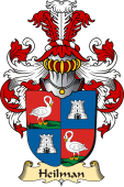v.23 Coat of Family Arms from Germany for Heilman
