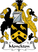 English Coat of Arms for the family Monckton