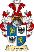 v.23 Coat of Family Arms from Germany for Stubenrauch