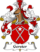German Wappen Coat of Arms for Gerster