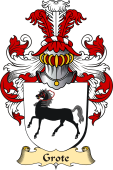 v.23 Coat of Family Arms from Germany for Grote