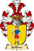 v.23 Coat of Family Arms from Germany for Spillner