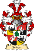 v.23 Coat of Family Arms from Germany for Schott