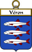 French Coat of Arms Badge for Véron