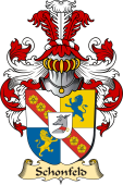 v.23 Coat of Family Arms from Germany for Schonfeld