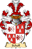 v.23 Coat of Family Arms from Germany for Scholl