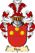 v.23 Coat of Family Arms from Germany for Hese