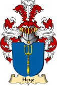 v.23 Coat of Family Arms from Germany for Heye