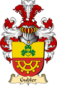 v.23 Coat of Family Arms from Germany for Gubler