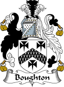 English Coat of Arms for the family Boughton