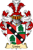 v.23 Coat of Family Arms from Germany for Linde