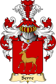 French Family Coat of Arms (v.23) for Serre