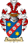 v.23 Coat of Family Arms from Germany for Rosenlehner
