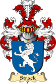 v.23 Coat of Family Arms from Germany for Strack