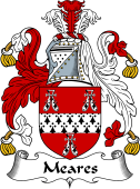English Coat of Arms for the family Meares
