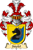 v.23 Coat of Family Arms from Germany for Stiefel
