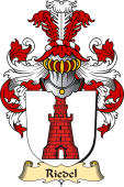 v.23 Coat of Family Arms from Germany for Riedel