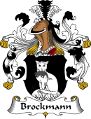 German Wappen Coat of Arms for Brockmann