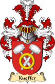 v.23 Coat of Family Arms from Germany for Kueffer