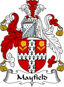 English Coat of Arms for the family Mayfield