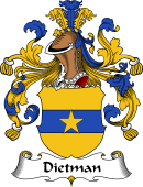 German Wappen Coat of Arms for Dietman