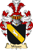 v.23 Coat of Family Arms from Germany for Wieser