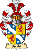 v.23 Coat of Family Arms from Germany for Strohl