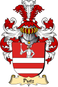 v.23 Coat of Family Arms from Germany for Putz