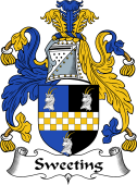 English Coat of Arms for the family Sweeting