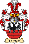 v.23 Coat of Family Arms from Germany for Schreyer