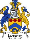 English Coat of Arms for the family Langston