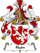 German Wappen Coat of Arms for Hain